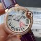 Swiss Quartz Cartier Medium Ballon Bleu 33 Rose Gold Double-row Case Watch (5)_th.jpg